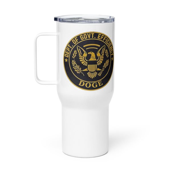 DOGE Travel mug with a handle - Image 2