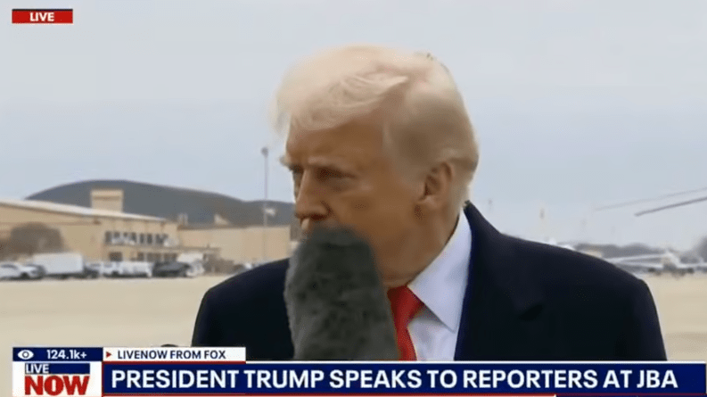 VIDEO: Reporter’s Mic Hits Trump In Face: A Small Incident with Big Security Implications!